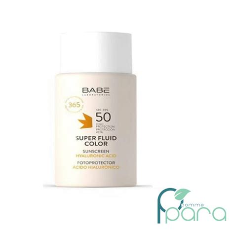 BABE Super Fluid Color Sunscreen SPF Ml P Comme Para