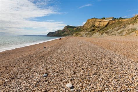 Eype Beach Dorset England Uk Jurassic Coast South Of Bridport And Near