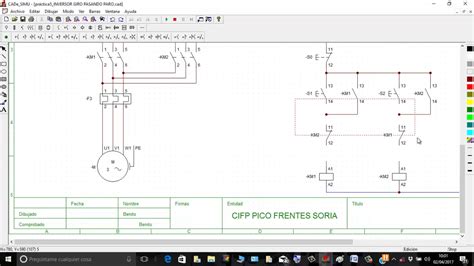 Diagrama De Inversion De Giro De Un Motor Trifasico Diagrama