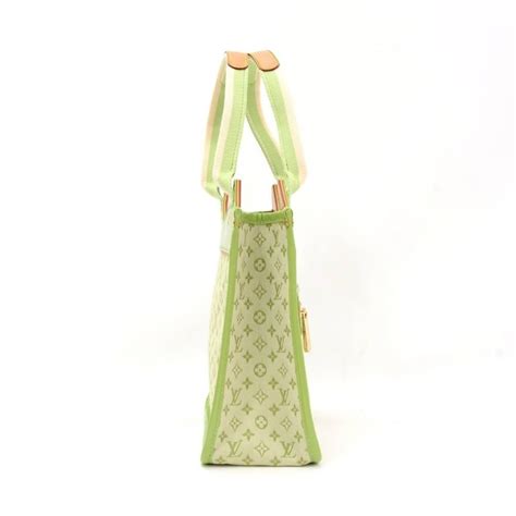 Louis Vuitton Sac Kathleen Light Green Mini Monogram Canvas Handbag At