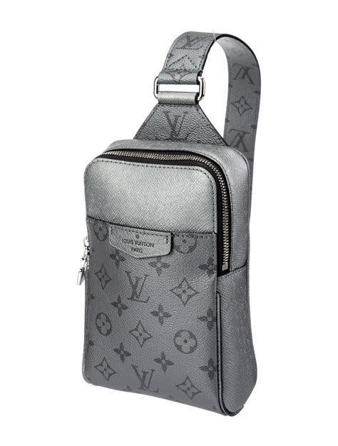 Louis Vuitton Monogram Taigarama Outdoor Slingbag Grey Messenger Bags