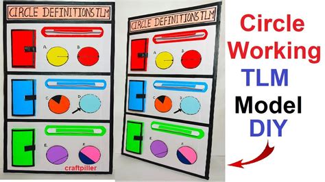 How To Make Circle Maths Working Model Geometry Working Model Science Projects Maths Tlm