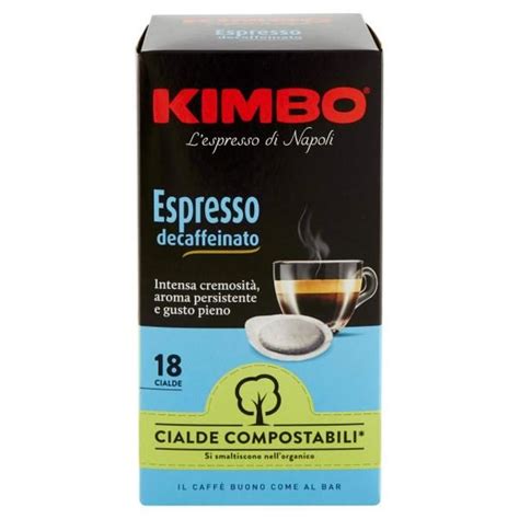 CAFFÈ KIMBO Espresso Decaffeinato 15 cialde Italy Food Shop