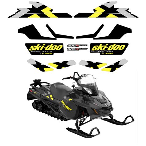 Ski Doo Expedition Xtreme R E Tec Decal Stickers Kit Inspire Uplift