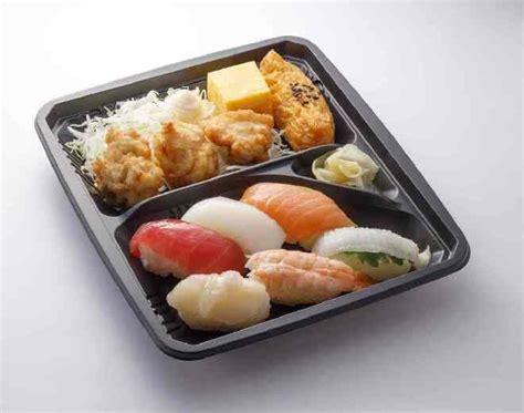 はま寿司「寿司弁当」「寿司うどん弁当」寿司＋カキフライ／から揚げ／うどん “オールインワン” 弁当！ えん食べ