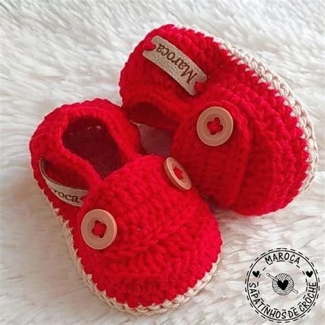 Sapatinho Mocassim Croche Elo7 Produtos Especiais