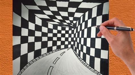 How To Draw A Tunnel Step By Step At How To Draw