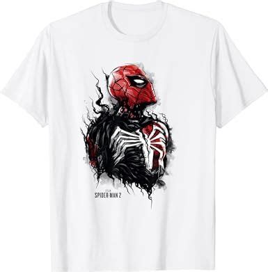 Marvel Spider-Man 2 Black Suit Peter Parker Overtaking T-Shirt - Buy t ...