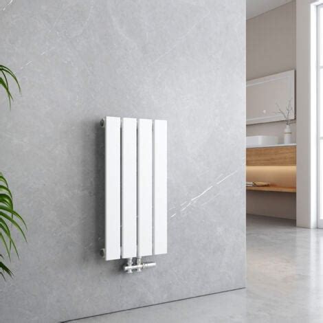 EMKE Radiateur Eau Chaude En Acier Tube Plat Montage Mural Horizontal