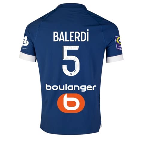 Maillot Authentique Om Ext Rieur Balerdi Bleu Taille L