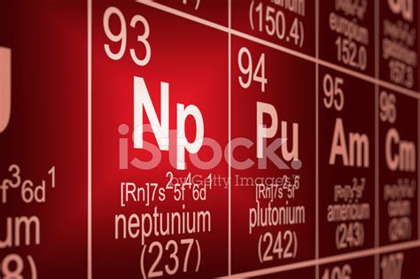 Periodic Table Neptunium Stock Photo | Royalty-Free | FreeImages