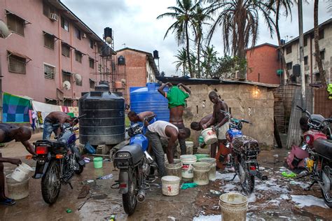 A Nigerian Neighborhood Symbolizes Nations Tumble Toward Crisis The