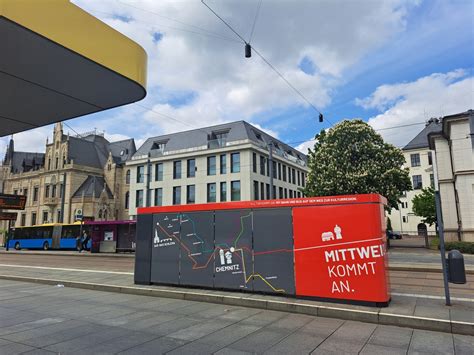 Einzigartiges Experiment Auf Dem Chemnitzer Bahnhofsvorplatz B Ro F R