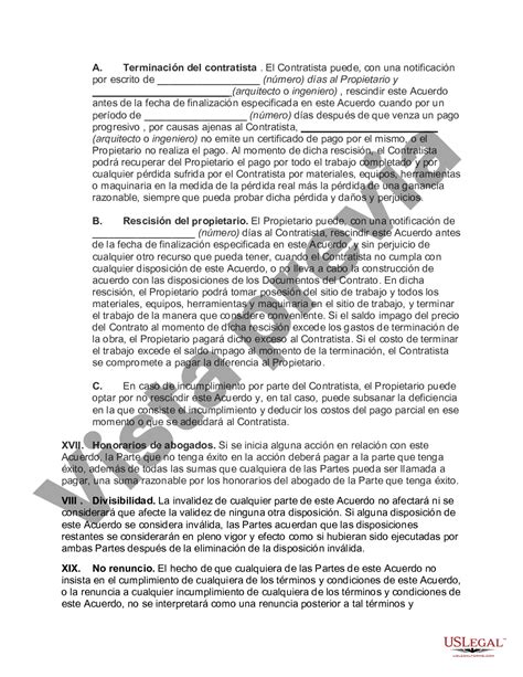 Houston Texas Contrato Básico De Construcción De Un Edificio Us Legal Forms