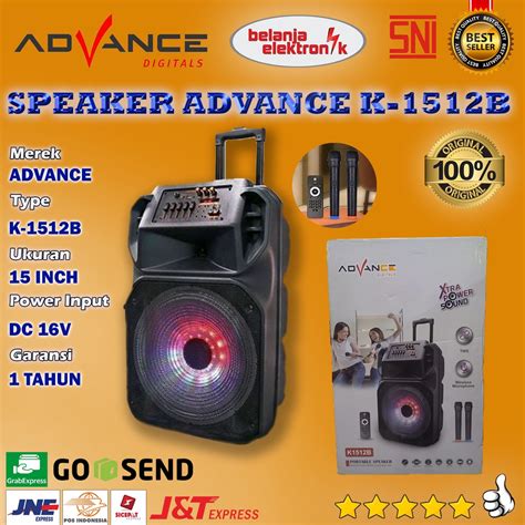 Jual SPEAKER MEETING PORTABLE ADVANCE K 1512B Indonesia Shopee Indonesia