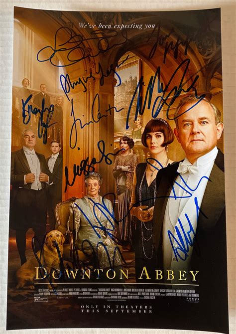 Downton Abbey Cast Signed Autographed Photo Bonneville