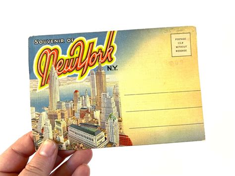 Vintage New York, NY Postcard View Book Souvenir of New York City ...