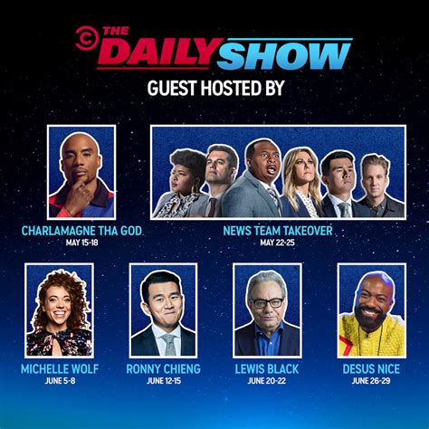 'The Daily Show' Announces Upcoming Guest Hosts