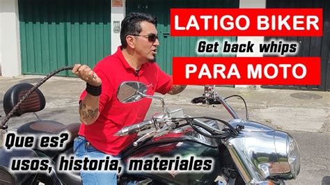 Latigo Biker Para Motocicleta O Get Back Whips Youtube