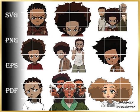 Boondocks Svg Riley Freeman Svg Anime Svg Manga Svg 9 Etsy Israel