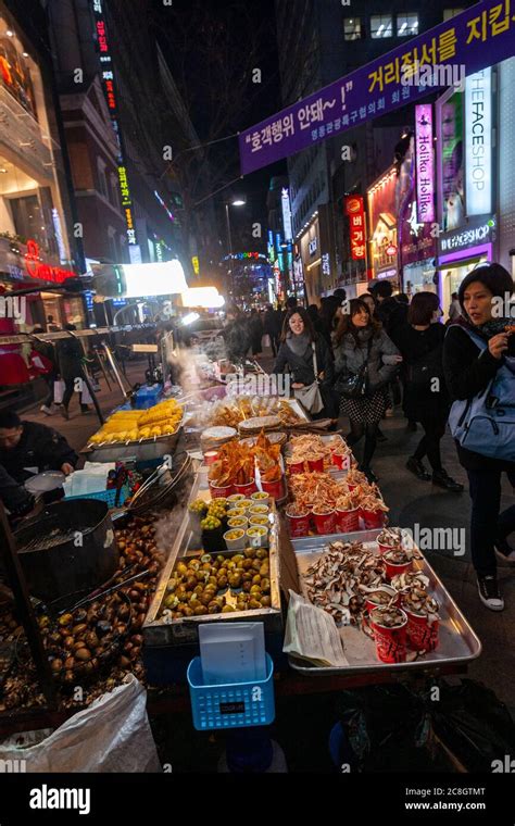 Street Food And Shopping In Myeong Dong Walking Street Myeong Dong