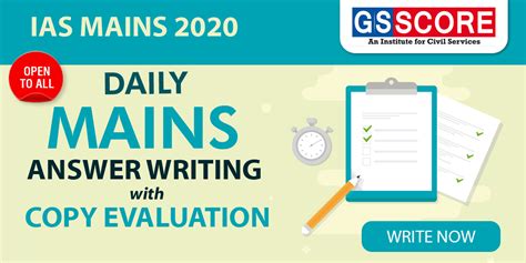 Upsc Ias Mains Daily Free Essay Answer Writing Practice Gs Score Hot