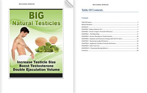 Testicle Enlargement Guide Review Get Bigger Testicles