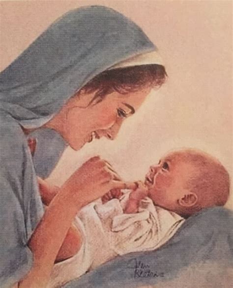 La Virgen Mar A Con Jes S Ternura Y Felicidad De Madre E Hijo Blessed