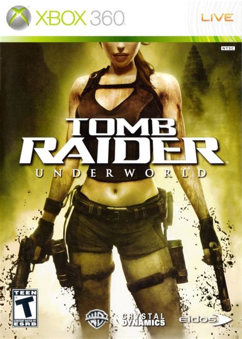 Tomb Raider Underworld 2008 Xbox 360 Box Cover Art Mobygames