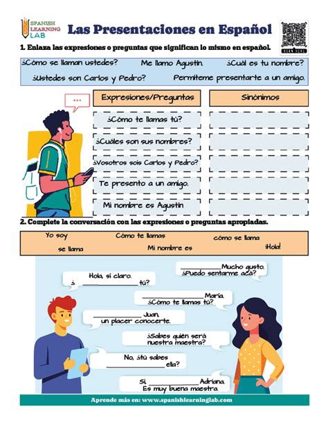 Ejercicios De Vocabulario Espa Ol Archivos Spanish Learning Lab