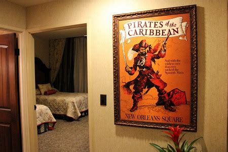 A look inside the Disneyland Hotel's Pirates of the Caribbean Suite