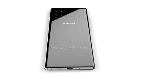 Samsung Galaxy Note 10 Pro Renders Show 4 Cameras And No Headphone Jack