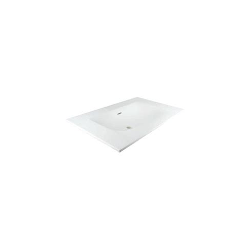 Sanipex Group M Line Integrated Wash Basin Satin White Uae