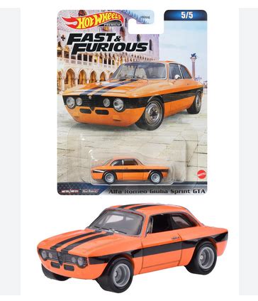 Hot Wheels Premium Car Culture Alfa Romeo Giulia Sprint GTA Fast Furious Lazada