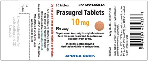 Prasugrel Mg Rx Products