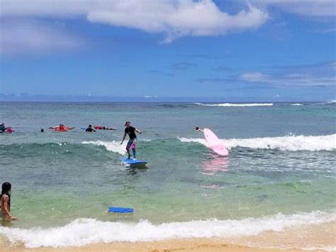 Surfing At Poipu Beach Kauai