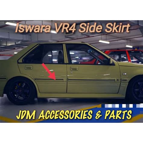 Saga Iswara Saga Side Skirt Mmc Vr Ready Stock Fast Shipping