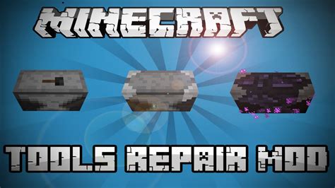 Minecraft Tools Repair Mod Youtube