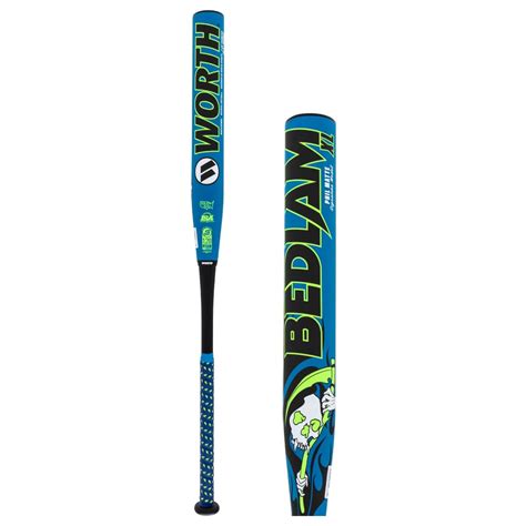 Worth Bedlam Phil Matte Xl Usssa Slow Pitch Softball Bat