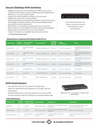 KVM EXTENDERS AND SWITCHES PDF