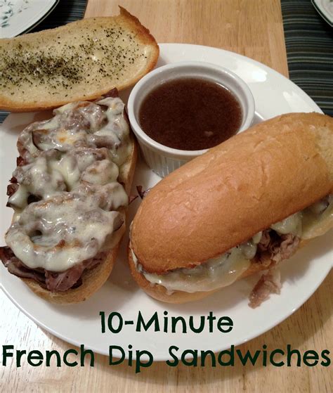 10 Minute French Dip Sandwiches Eat At Home