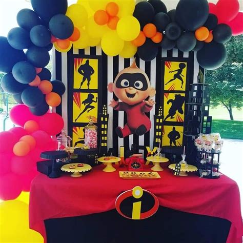 Pin by Ellen Cristina on Decoração festa infantil Incredibles