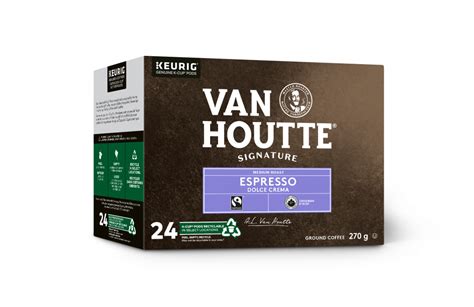 Van Houtte Dolce Crema Espresso K Cups Box Canada Coffee