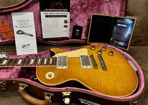 Sold 1959 Gibson 60th Anniversary Les Paul Custom Shop Golden