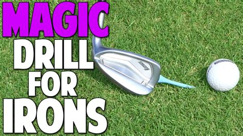 Hit The Ball Then The Turf With Your Irons Magic Drill • Top Speed Golf