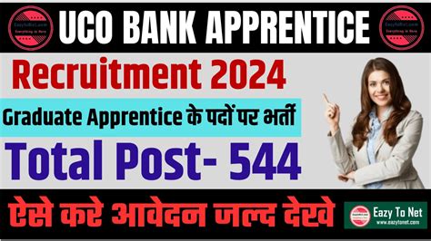 UCO Bank Apprentice Recruitment 2024 How To Apply Online For 544