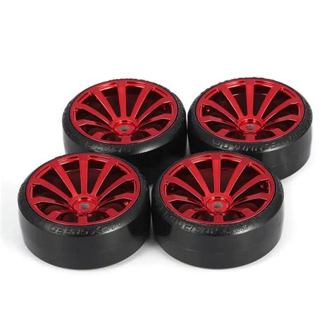 2021 New 4pcs 1 10 Rc Drift Car Tires Hard Tyre Wheel For Traxxas Hsp