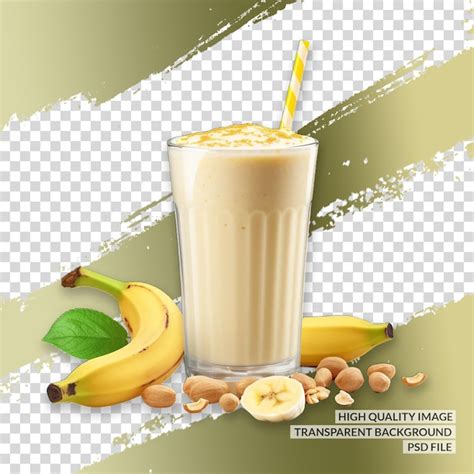 Premium Psd Banana Shake