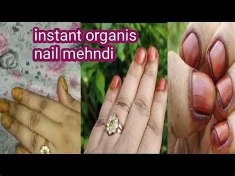 Natural Longsecret For Dark Stain Nail Mehandi Long Lasting Nail Mehndi