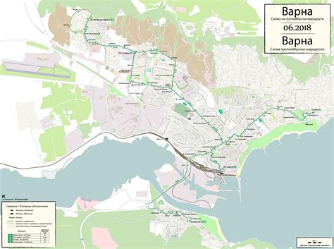 Варна — Схемы — Фото — Городской электротранспорт